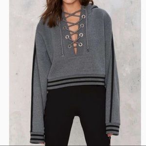 Fenty Puma Rising Sun Lace Sweatshirt Rihanna Grey